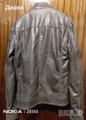 Мъжко кожено яке "Zara", снимка 2 - Якета - 50497520