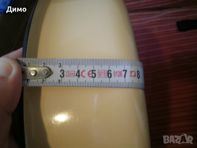 емайлирана тава- голяма- руска- масивна- перфектно състояние, снимка 3 - Съдове за готвене - 52597099