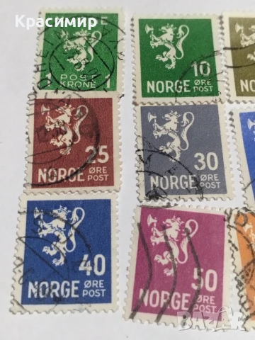 Пощенски марки Норвегия., снимка 4 - Филателия - 51311955