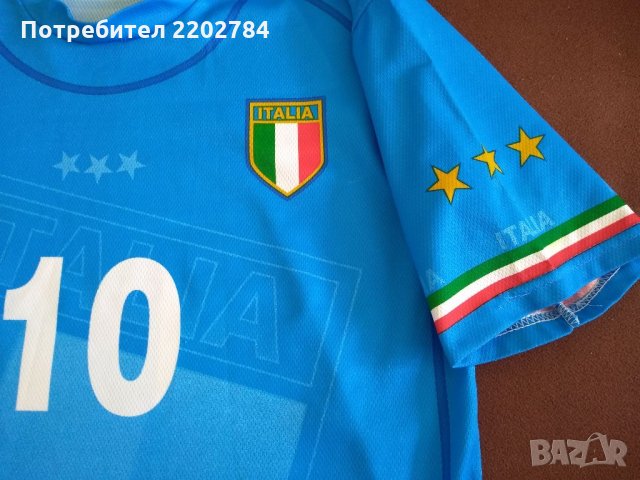Четири футболни тениски Италия,Totti,Materazzi,Italia, снимка 8 - Фен артикули - 32198873