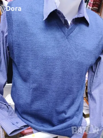 мъжки пуловер без ръкав