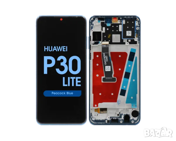 Дисплей за Huawei P30 LITE, 48MP, 48 мегапиксела, тъч екран, с рамка, тъчскрийн, LED, за P30 LITE