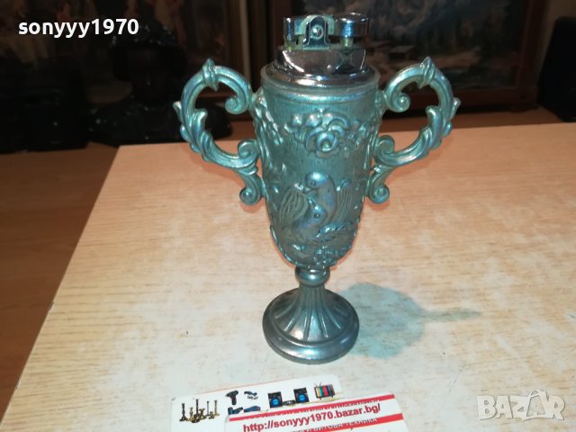 РЕТРО ЗАПАЛКА АМФОРА-ВНОС ГЕРМАНИЯ 1604231220, снимка 9 - Антикварни и старинни предмети - 40380712