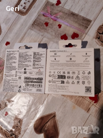 Нови Huawei+Redmi Buds, снимка 2 - Bluetooth слушалки - 52650581