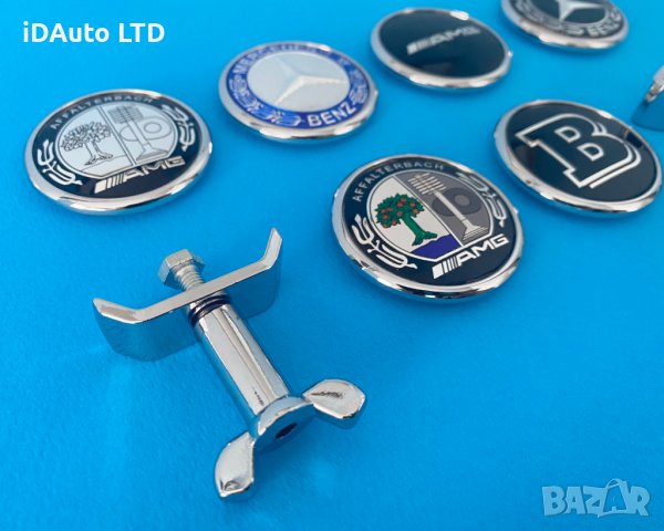 Емблема Mercedes Benz, метална тапа, мерник, мерцедес, w211,w220,w203, снимка 2 - Аксесоари и консумативи - 36672353