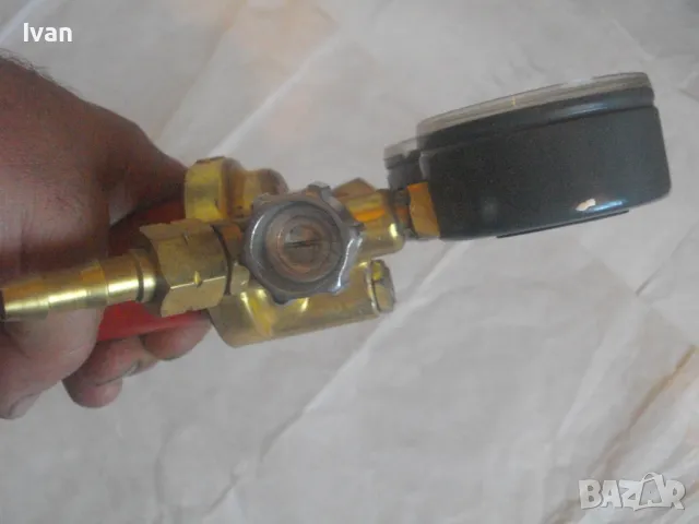 Нов РЕДУЦИР ВЕНТИЛ ЗА ГАЗ ПРОПАН-БУТАН Промишлен Индустриален Старо немско високо  качество ГДР, снимка 16 - Други инструменти - 47614161