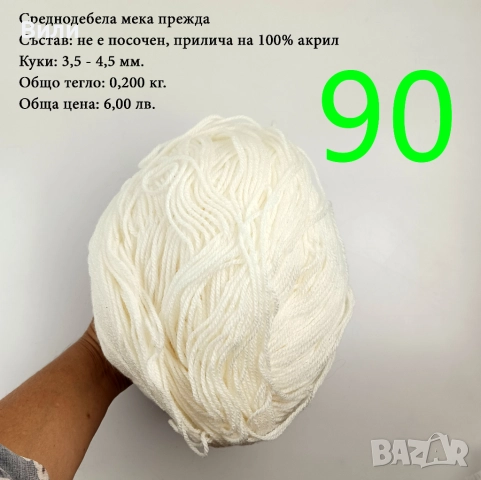 Евтини прежди в малки количества - нови и остатъци, снимка 11 - Други - 52029828