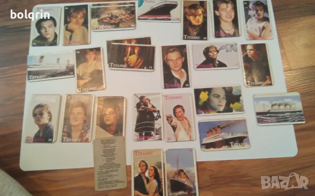 Стари малки картички от филм Титаник Супермен Спайдърмен Х-Мен Междузвездни войни                   , снимка 2 - Колекции - 49708278