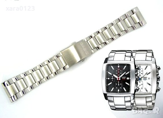 Casio верижка 25мм, снимка 5 - Каишки за часовници - 36694878