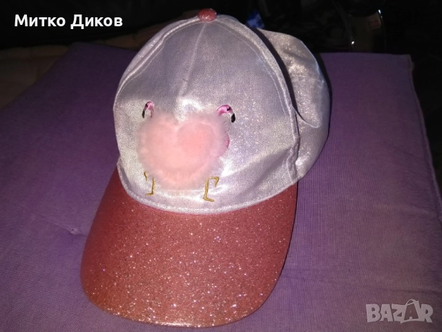 Бродирана шапка женска фламинго регулируема нова маркова на Уалкики, снимка 2 - Шапки - 51554195