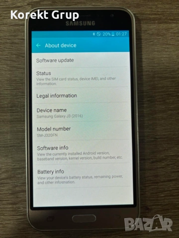 Samsung Galaxy j3, снимка 2 - Samsung - 54315774