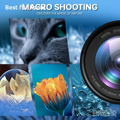 4K цифров фотоапарат, 56MP широкоъгълна камера + макро обектив, 18X цифрово увеличение с WiFi , снимка 6 - Камери - 54131972