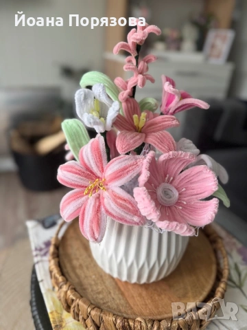 Ръчно изработен букет за всеки повод, снимка 11 - Изкуствени цветя - 54140239
