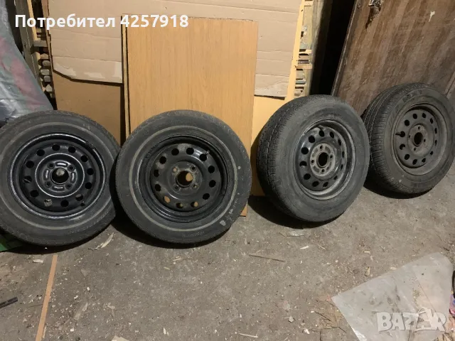 4 железни джанти 13” с бонус гуми - общо 40 лв.