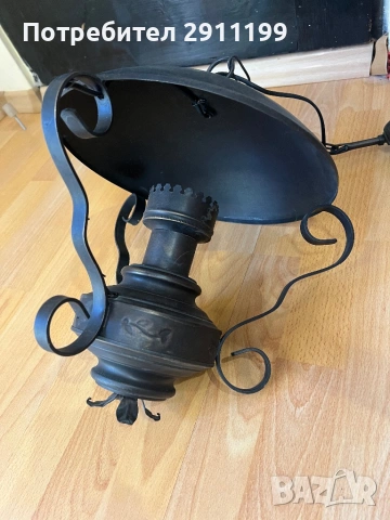 Метална лампа, снимка 8 - Антикварни и старинни предмети - 54244623