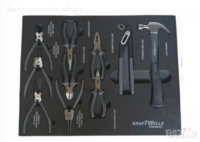 Количка с инструменти 7 чекмеджета KrafTWelle Здрава стоманена ламарина , снимка 10 - Други инструменти - 36779216