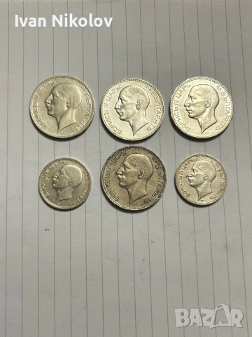 Лот 4 броя 100 лева борис и 2 броя 50 лева Борис