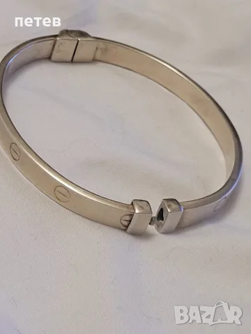 сребърна гривна Cartier.Cartier. сребърна гривна., снимка 2 - Антикварни и старинни предмети - 56075365