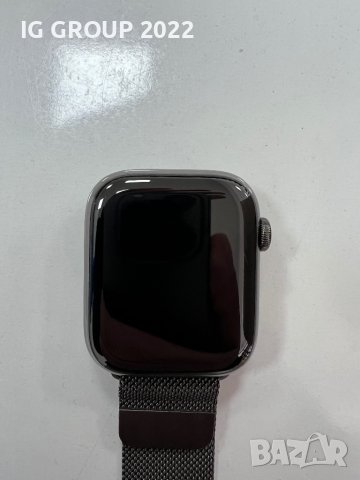 Apple Watch Series 7 45mm GPS Graphite stainless , снимка 5 - Мъжки - 40343903