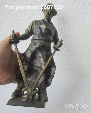 Малка пластика, метал фигура статуетка, Венера, Венера - бюст, снимка 5 - Статуетки - 30166184