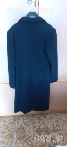Палто дамско вълнено, черно, снимка 2 - Палта, манта - 40818261