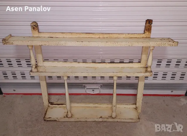 Старинна етажерка за подправки, снимка 3 - Етажерки - 49938116