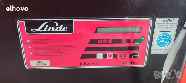 Зарядно Linde intronic B EU 24V 80A, снимка 2 - Аксесоари и консумативи - 52412008