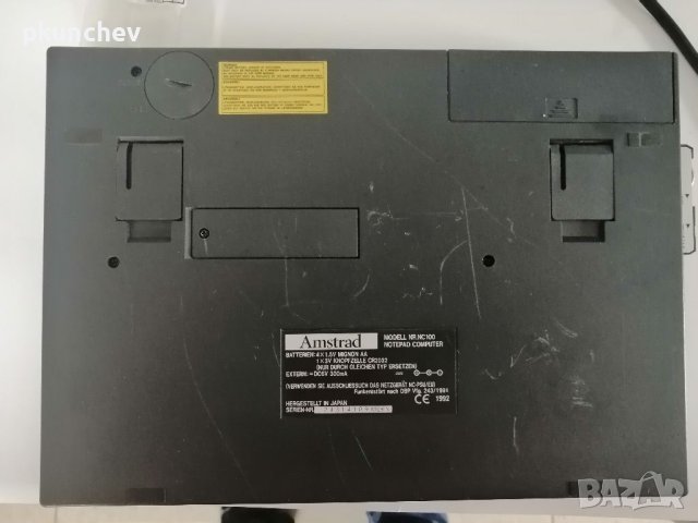 Ретро компютър  Amstrad NC100 Notepad, снимка 9 - Антикварни и старинни предмети - 40838436