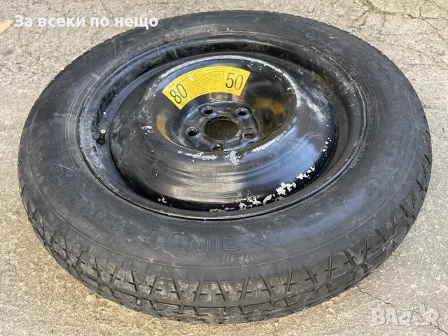 Резервна гума патерица Mercedes-Benz Ml-Class W163 W164 1634011102 155/90R18 et 0 5x112, снимка 3 - Гуми и джанти - 55850761