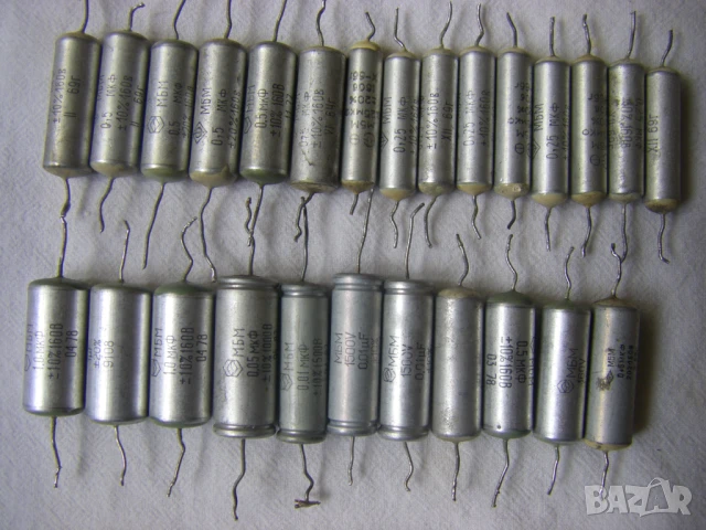 Хартиеномаслени кондензатори 59 броя, снимка 2 - Друга електроника - 51208226