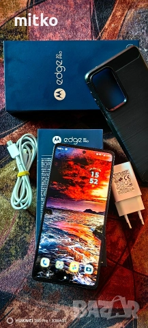 MOTOROLA EDGE 20 PRO.ПЕРФЕКТНА.12/256gb.Пълен фабричен комплект 