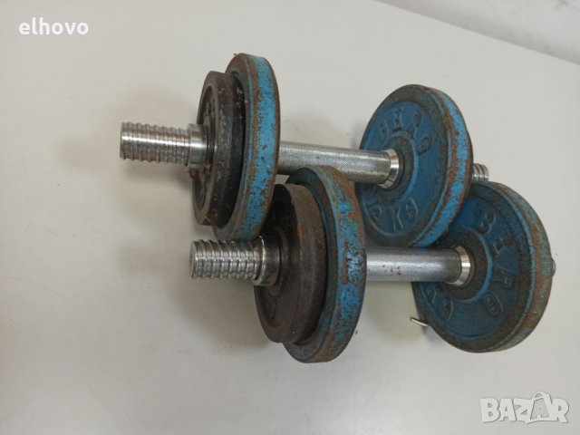 Дъмбели 2x9.5кг , снимка 4 - Фитнес уреди - 31247997