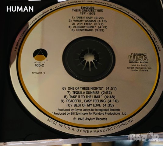 EAGLES , снимка 3 - CD дискове - 39138991