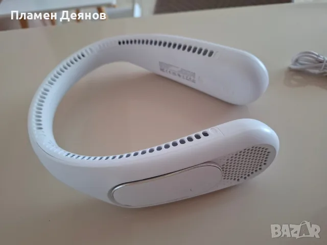 Вентилатор за врата Dnenellr, преносим, акумулаторен, 3 скорости, за мъже и жени