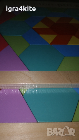 Оферта! 5бр. Нов модел дървена мозайка Цвете в рамка / качество, снимка 7 - Образователни игри - 36571307