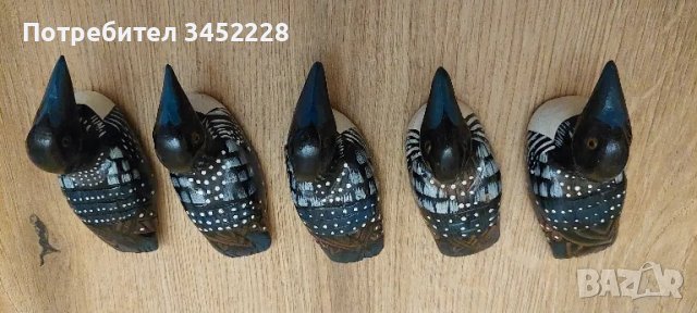 дърворезби 5 броя фигурки за ценители отлични , снимка 4 - Антикварни и старинни предмети - 49510044