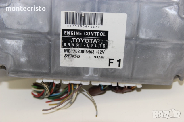 Моторен компютър Toyota Corolla Verso (2004-2009г.) 89661-0F010 / MB175800-6463 / 896610F010, снимка 2 - Части - 52597182