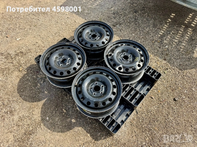 4бр.Оригинални джанти 16цола 5x108 за Renault Kangoo(2013-2022), снимка 3 - Гуми и джанти - 53874795