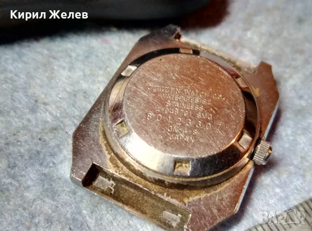 CITYZEN AUTOMATIC 21 JEWELS JAPAN Марков ЯПОНСКИ МЕХАНИЧЕН САМОНАВИВАЩ ЧАСОВНИК СИТИЗЕН РАБОТИ 48687, снимка 2 - Мъжки - 48075760