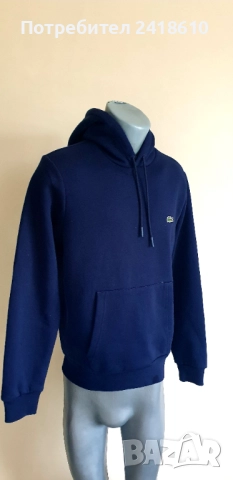 Lacoste Classic Fit  Cotton Hoodie Mens Size 3 - S  НОВО! ОРИГИНАЛ! Мъжка Качулка., снимка 9 - Суичъри - 52672747
