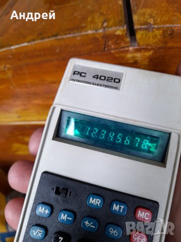 Стар калкулатор Interton PC4020, снимка 5 - Антикварни и старинни предмети - 36719056