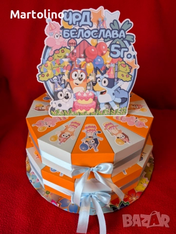 Картонена торта Стич, снимка 18 - Други - 52927496