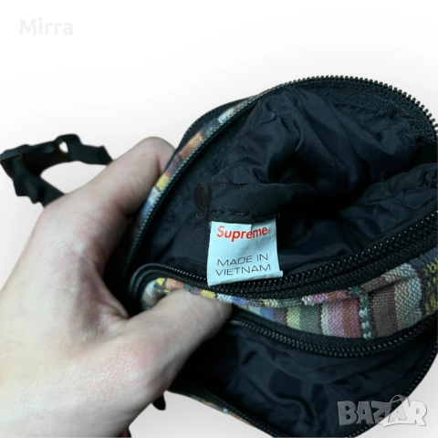 Supreme "Woven Stripe SS20" Multicolor Waist Bag, снимка 12 - Чанти - 52159945