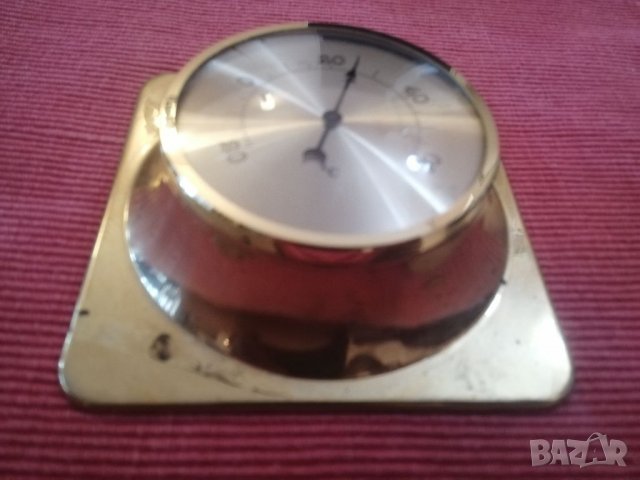 Стар месингов термометър. , снимка 5 - Антикварни и старинни предмети - 33962385