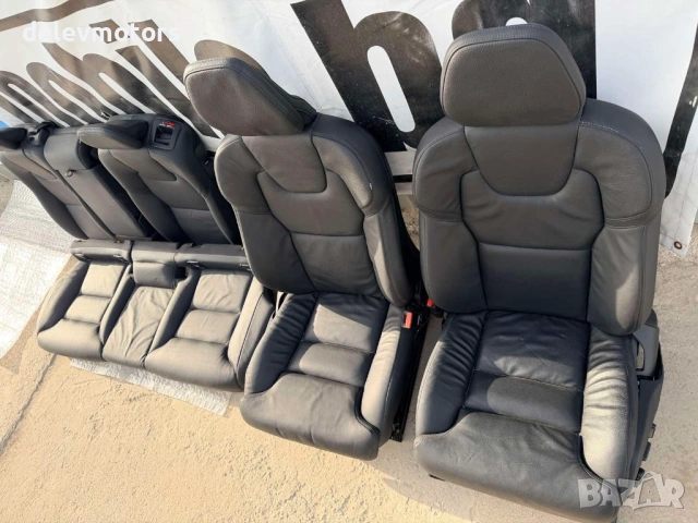 Кожени електрически седалки, кожен салон с подгрев от Volvo XC60 2 B5 Mild-Hybrid AWD 2.0 дизел, дви, снимка 9 - Части - 53879158