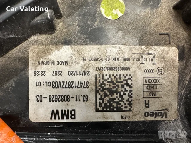 фарове фар десен LED BMW 1 F40 лед far farove БМВ 1 Ф40, снимка 8 - Части - 48465250