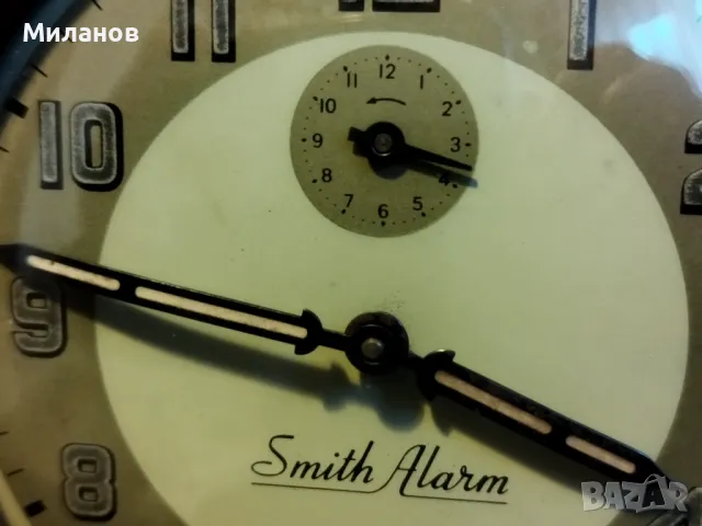Стар механичен будилник, настолен часовник, снимка 2 - Антикварни и старинни предмети - 49337165