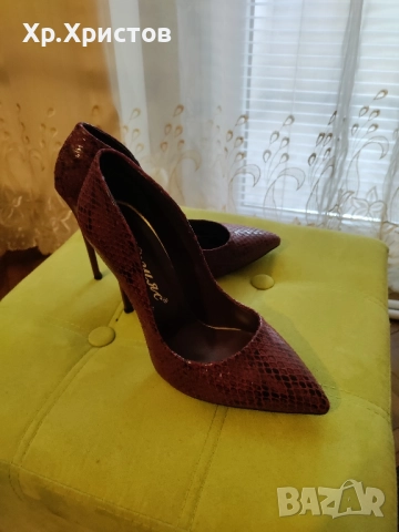 дамски обувки на ток, снимка 2 - Дамски обувки на ток - 52024999