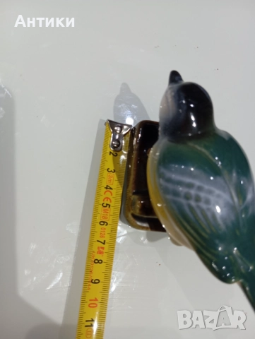 Порцеланова стара фигура на птичка маркирана , снимка 5 - Антикварни и старинни предмети - 52564203