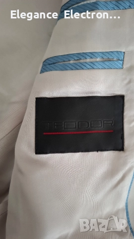 Дамски костюм Teodor – светъл цвят, размер 44, снимка 3 - Костюми - 52910870